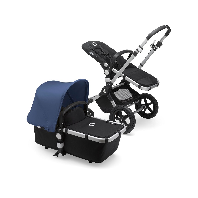 Carucior 2 in 1 Cameleon3 Plus Complete, Alu/Black - Steel Blue, Bugaboo