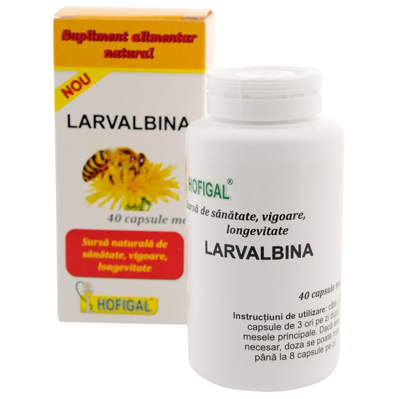 Larvalbina, 40 capsule, Hofigal