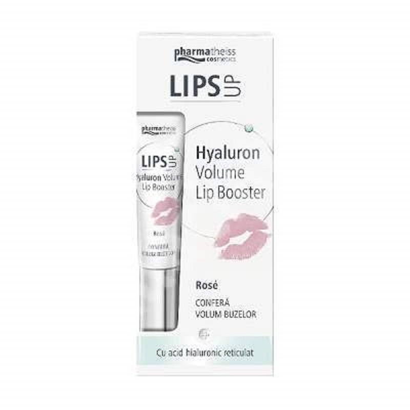 Lips Up Hyaluron Volume Lip Booster Rose, 7 ml, Zdrovit