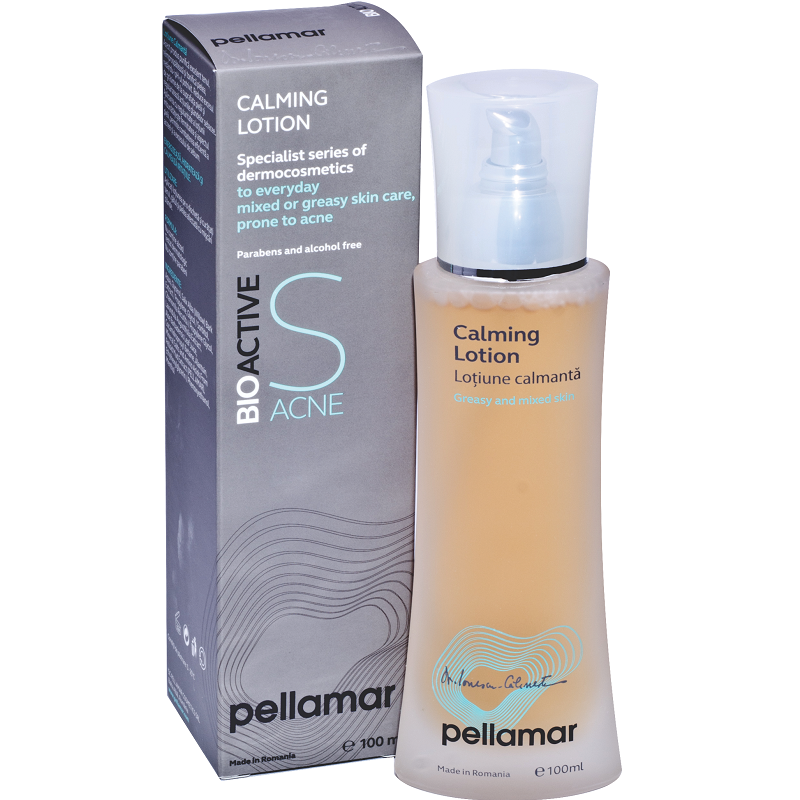 Lotiune calmanta BioActive S Acne, 100 ml, Pellamar