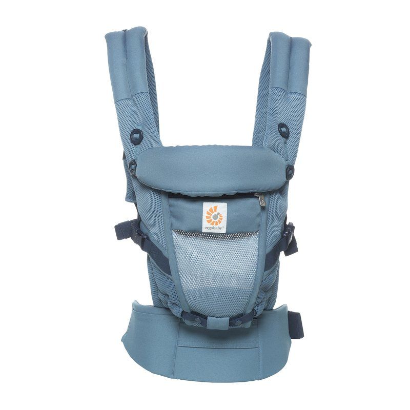 Marsupiu pentru copii, Adapt Cool Air Mesh, Oxford Blue, ErgoBaby