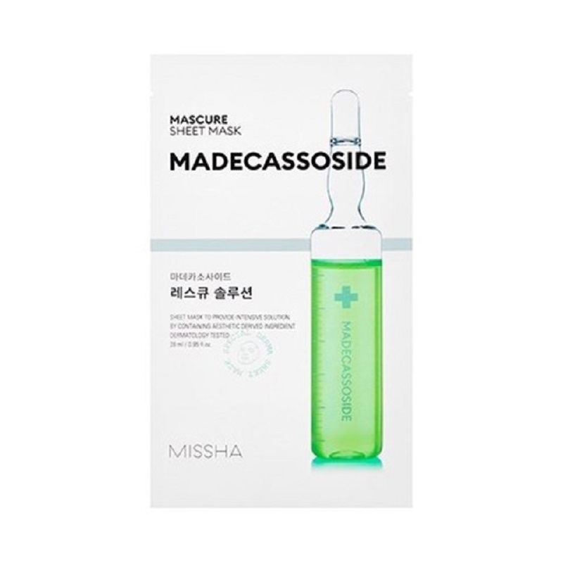 Masca cu efect calmant si Madecassoside, 28 ml, Missha