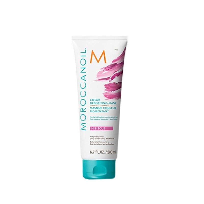 Masca de par nuantatoare Hibiscus, 200 ml, Moroccanoil