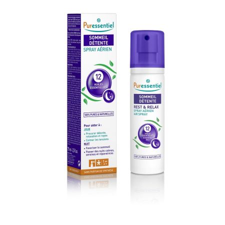 Spray aerian cu 12 uleiuri esentiale 75 ml, Rest & Relax, Puressentiel