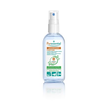 Lotiune spray antebacteriana pentru maini Purifying, 80 ml, Puressentiel