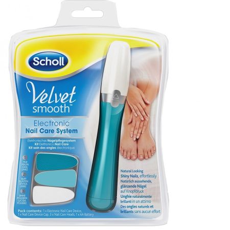 Sistem electronic de ingrijire a unghiilor, Velvet Smooth, Scholl