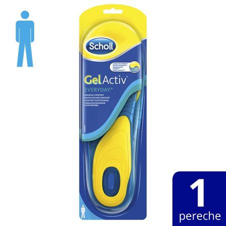 Branturi pentru confort zilnic barbati Gel Active, marimea 40 - 46.5, Scholl