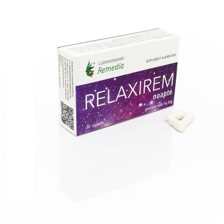 Relaxirem Noapte, 30 capsule, Remedia