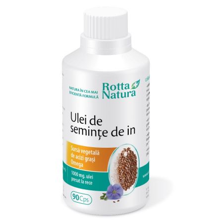 Ulei din seminte in 1000mg, 90 capule, Rotta Natura