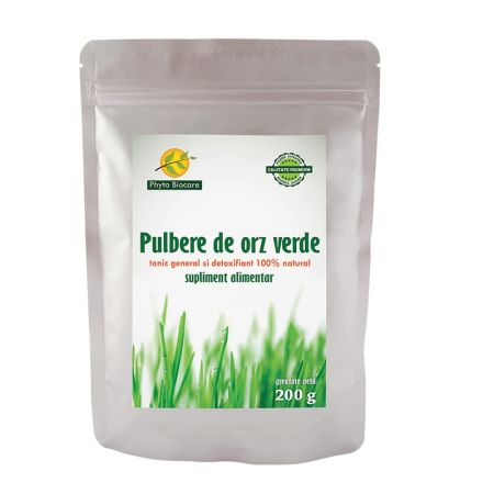 Pulbere de Orz Verde, 200g, Phyto Biocare