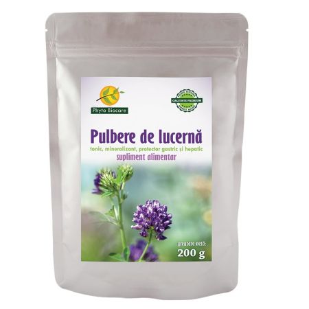 Pulbere de Lucerna, 200gr, Phyto Biocare