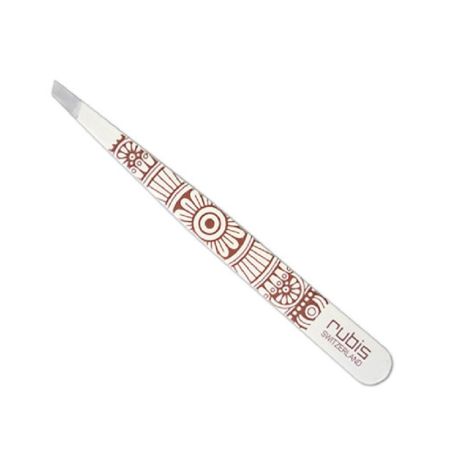 Penseta classic white mandala, 1K105M1RG, Rubis