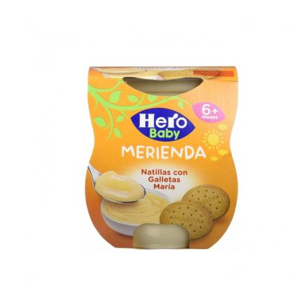 Desert cu iaurt si piersici, 14967, 6+, 2x130 ml, Hero Baby