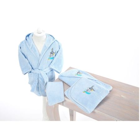 Set 4 piese de baie, Bunny Bleu, Kreis