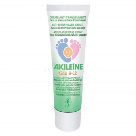 Akileine Crema antiperspiranta copii, 75 ml, Asepta	
