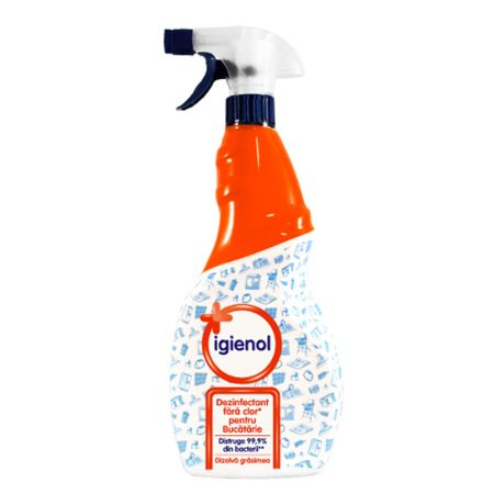 Dezinfectant fara clor pentru bucatarie, 750 ml, Igienol