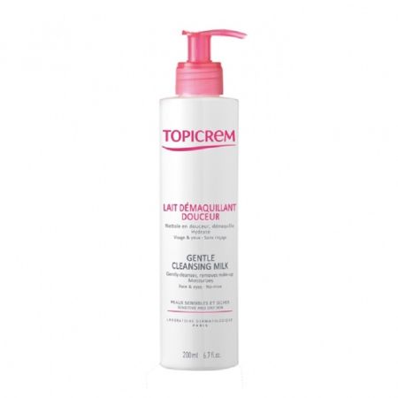 Lapte demachiant bland, UM, 200 ml, Topicrem