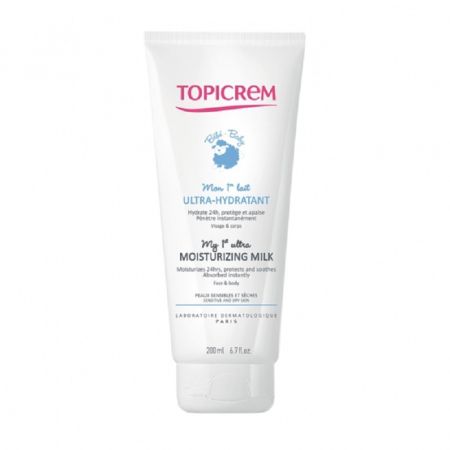 Lapte ultra hidratant Topicream Bebe, 200 ml, Topicrem