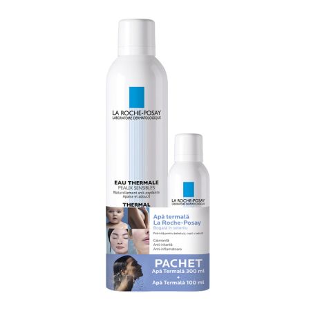 Oferta Pachet apa termala, 300ml+100ml,La Roche-Posay