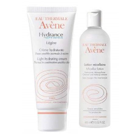 Oferta Pachet Avene Crema Hidratanta Optimale Legere si Lotiune Micelara, Pierre Fabre