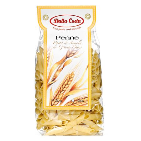 Paste din grau dur Penne, 250 g, Dalla Costa