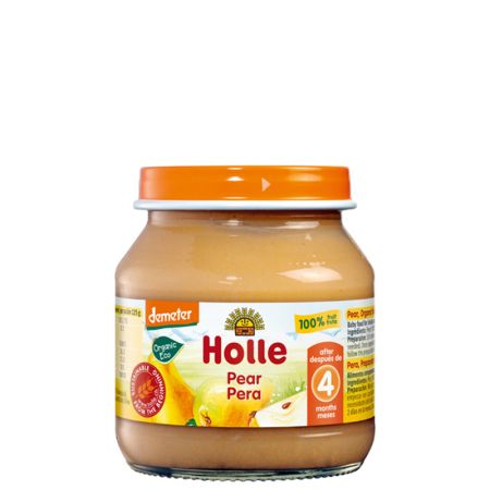 Piure Bio din pere, 125 g, Holle Baby Food