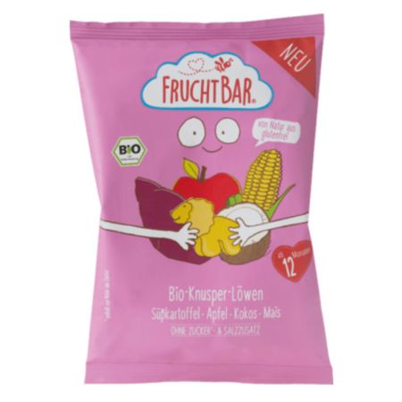 Pufuleti cu mar, cartofi dulci si nuca de cocos, 30 g, Frucht Bar