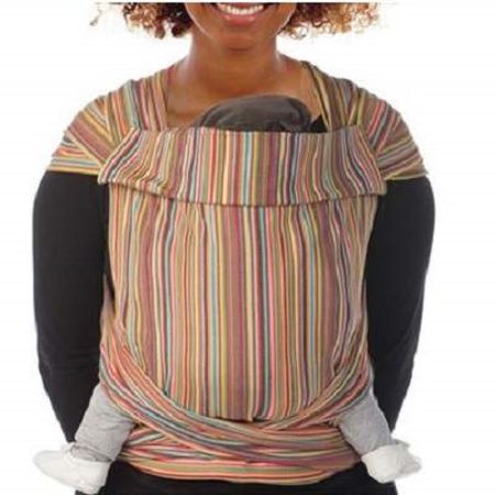 Sistem de purtare ergonomic pentru copii, MeiTai BBC, Organic Pineapple, Babylonia