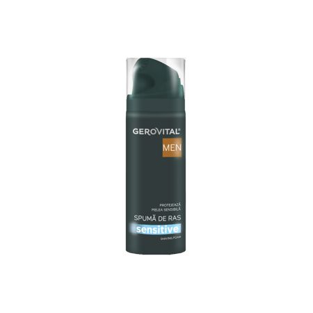 Spuma de ras Sensitive, 200 ml, Gerovital Men