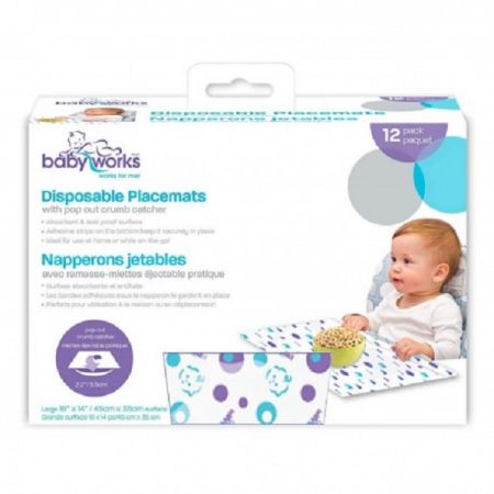 Suport de unica folosinta pentru masa,, 12 bucati, Baby Works