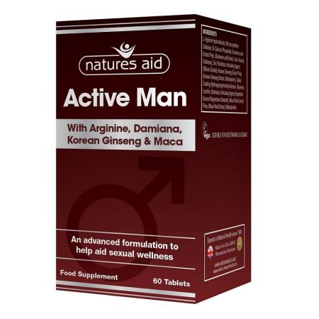 Active Man, 60 tablete, Natures Aid