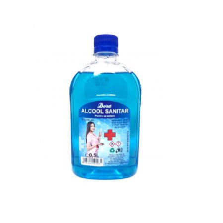 Alcool sanitar 70% vol, 500 ml, Dora