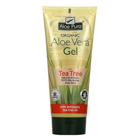 Aloe Vera gel cu ulei din arbore de ceai, 200 ml, Herbal Sana