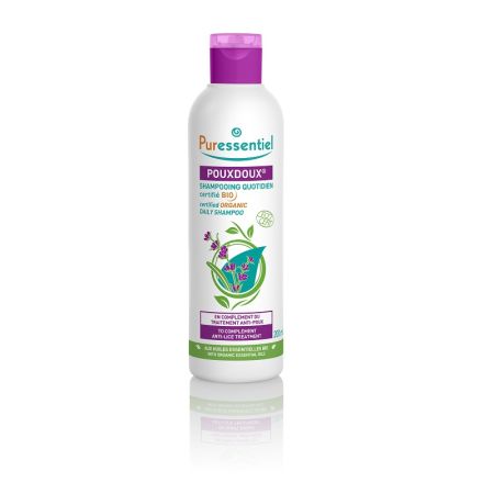 Sampon organic impotriva paduchilor Pouxdoux, 200 ml, Puressential