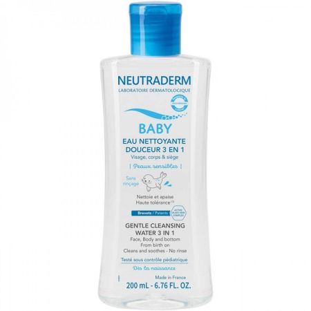 Apa de curatare 3 in 1 Baby, 200 ml, Neutraderm