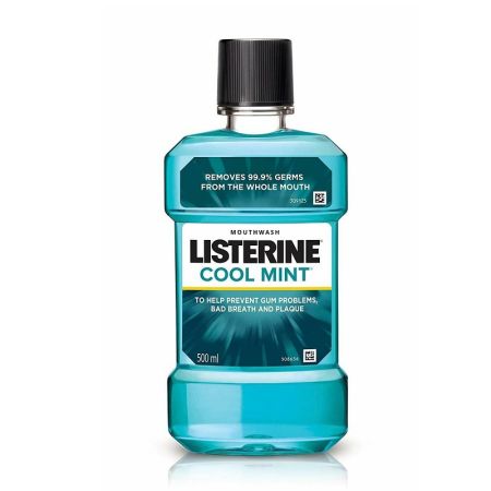 Apa de gura Listerine Cool Mint, 500 ml, Johnson