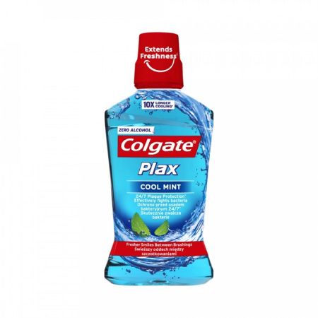 Apa de gura Plax Cool Mint, 500 ml, Colgate