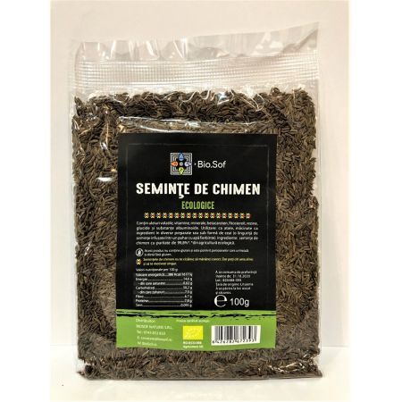 Seminte Eco de chimen, 100 gr, Biosof