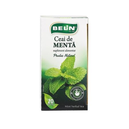 Ceai de menta, 20 plicuri, Belin