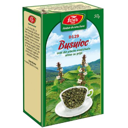 Ceai busuioc, 50 g, Fares