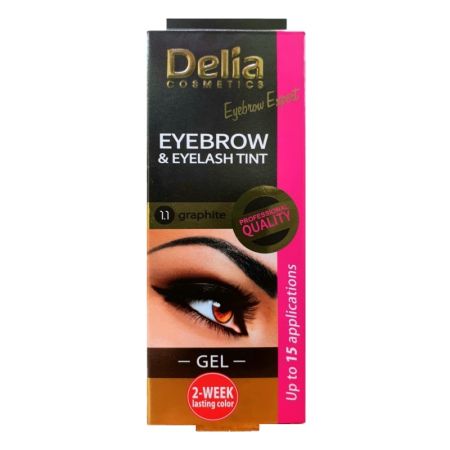 Crema coloranta pentru gene si sprancene Graphite, 15 ml, Delia Cosmetics