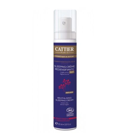 Crema de noapte redefinire contur si fermitate Revitalising Sleeping Cream, 50 ml, Cattier