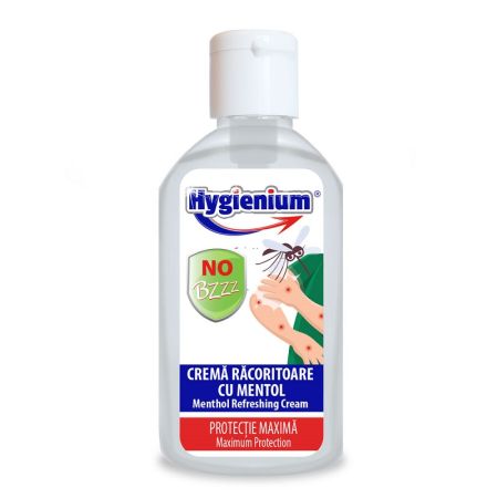 Crema racoritoare cu mentol, No Bzzz, 85 ml, Hygienium