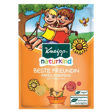 Cristale de baie Prietena adevarata Naturkind, 2 x 20g, Kneipp