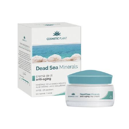 Crema azi anti-aging Dead Sea Minerals, 50 ml, Cosmetic Plant