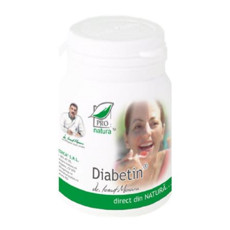 Diabetin, 60 capsule, Pro Natura