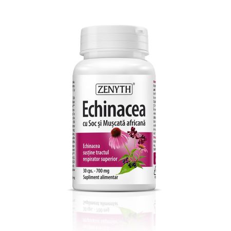 Echinacea cu soc si muscata africans, 30 capsule, Zenyth