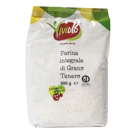 Faina integrala din grau, 500 gr, Vivibio