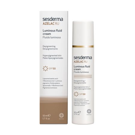 Fluid cu efect de luminozitate SPF 50 Azelac RU, 50 ml, Sesderma