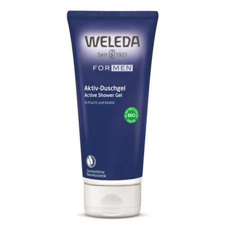 Gel de dus revitalizant Men, 200ml, Weleda